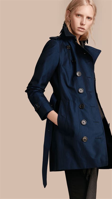 bright regency blue trench coat burberry au|Burberry Trench Coats for Women .